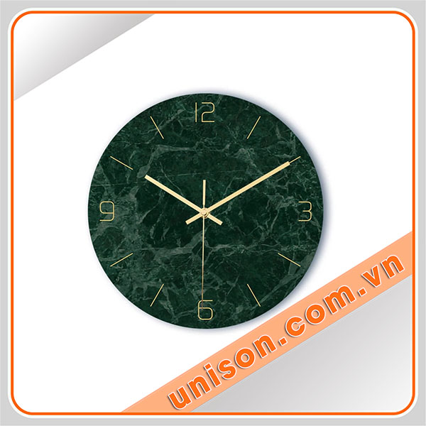 đồng hồ treo tường in uv unison hình 1
