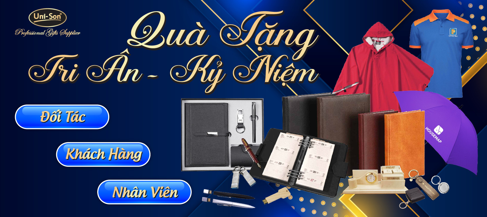 quà tặng kỉ niệm - tri ân khách hàng phù hợp, ấn tượng