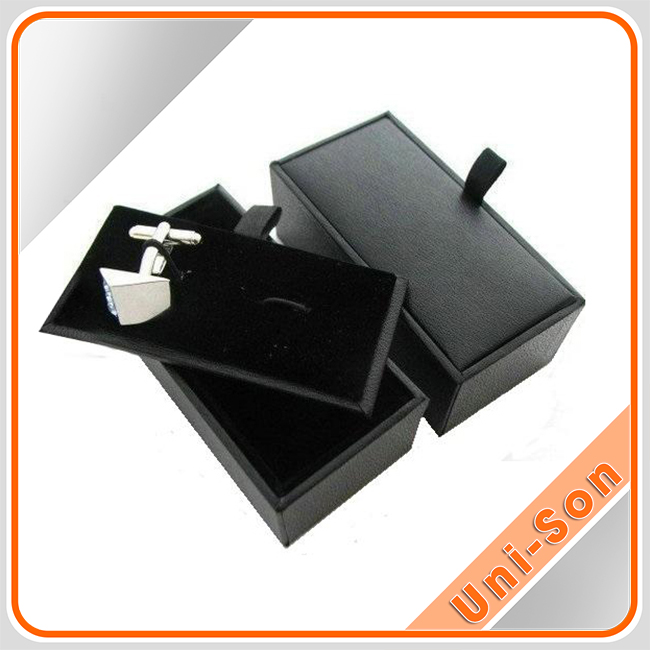 hộp da đựng khuy măng sét (leather cufflinks box) unison hình 1